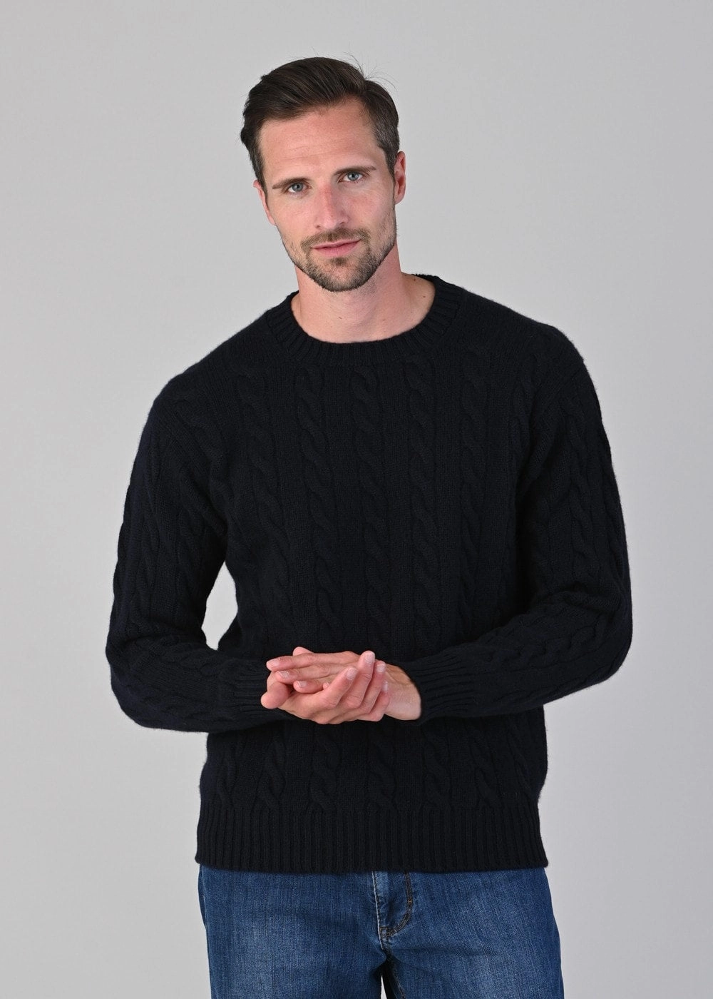 Chirnside 4 Ply Cashmere Crew Flash Offer Today