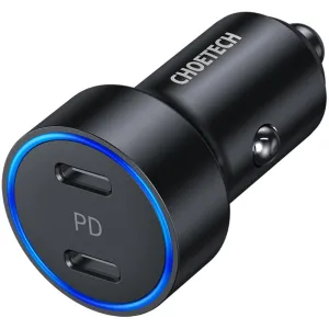 Choetech C0054 Dual Port 40W Type C Car Charger With Qc 3.0 And Pd 3.0 Flash Sale Alert Now MustHave Deals