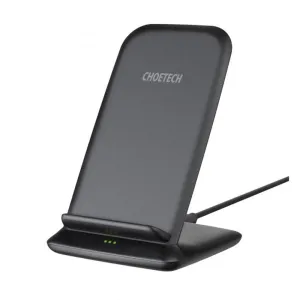 Daily Hot Deal Clearance Steal Today Choetech T555-F 15W Fast Wireless Charger Stand   1.2M Cable Black