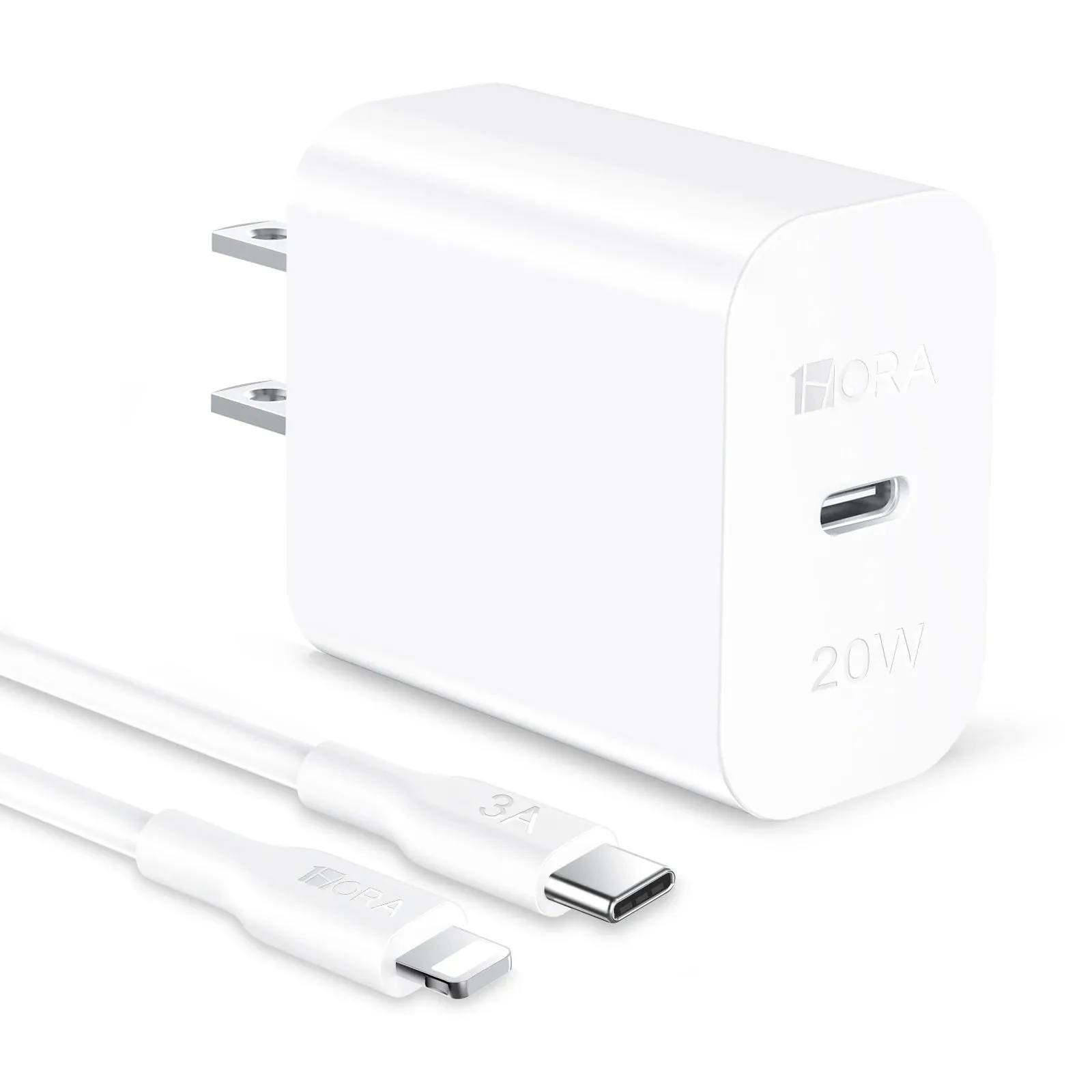 1Hora Gar154 20W Type C Charger With Lighting Cable White Us Best Seller Deal Trending Now Offer