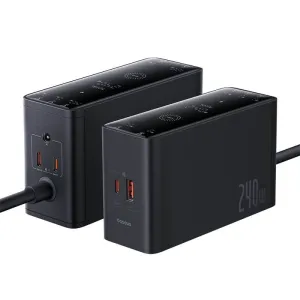 Baseus Digital Gan Intelligent Desktop Fast Charger 3C U Dc 240W Save More Now Trending Now Discount