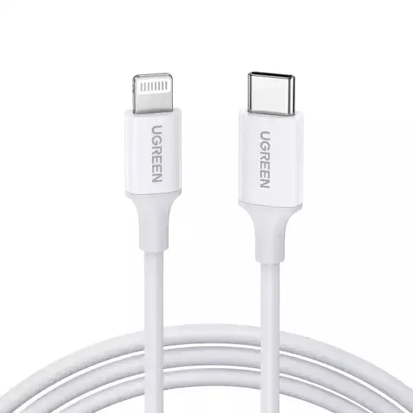 Shop Hot Picks Daily Deal Frenzy Ugreen 10493 Mfi Usb-C To Lightning Charging Cable 1M White