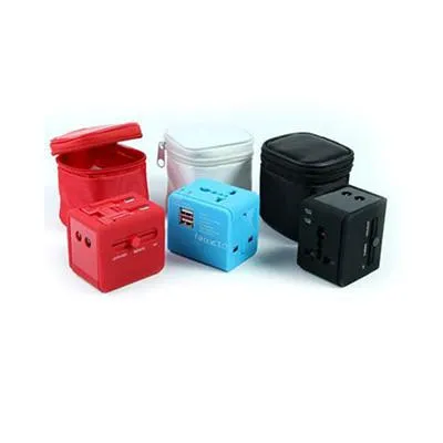 Travel Adaptor  With  2 Usb Port Hot Price Drop