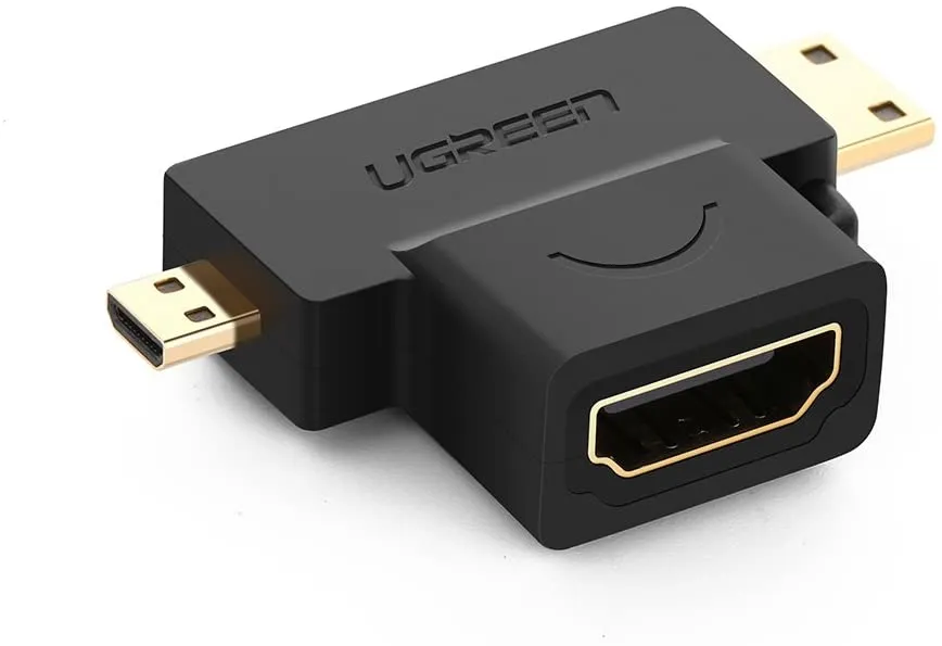 Ugreen 20144 Micro Hdmi Mini Hdmi Male To Hdmi Female Adapter Todays Steal