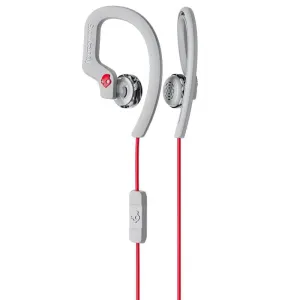 Weekend Flash Offer Exclusive Deal Inside Skullcandy Chops Flex Sport Earbuds With Mic - Gray/Red