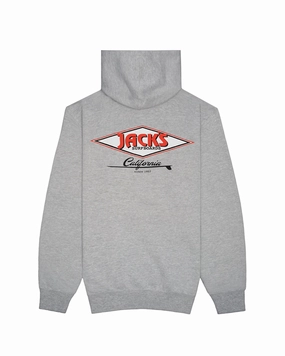 Exclusive Hot Pick Special Savings Today Cal Diamond Classic Pullover Hoodie - Heather Grey