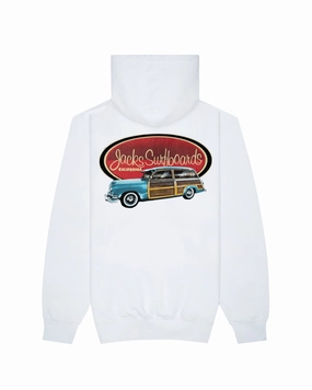 Country Squire Classic Pullover Hoodie - White Best Deal Alert Grab Todays Deal