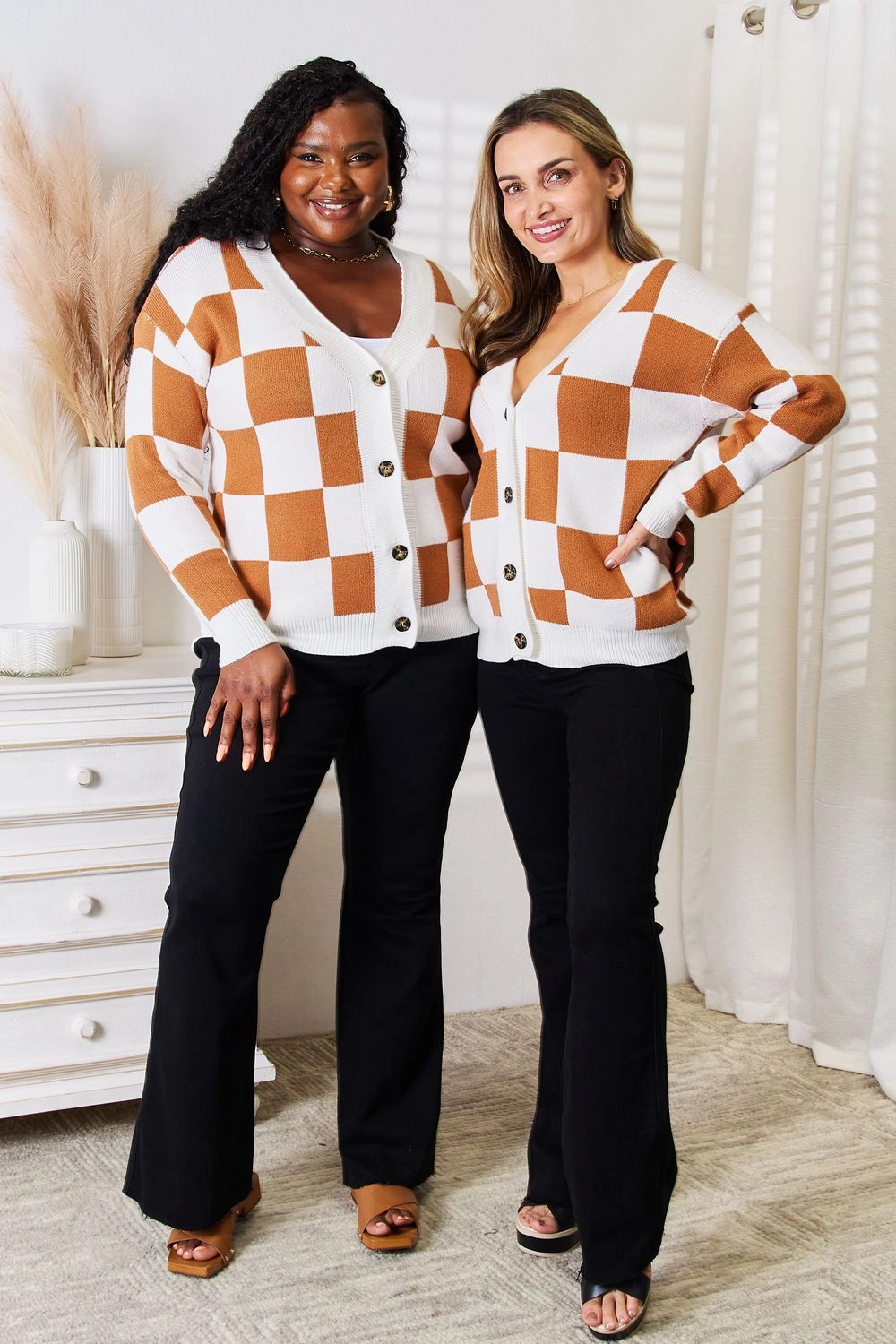 Hot Deal Alert Angel Wings Double Take Button-Up V-Neck Dropped Shoulder Cardigan