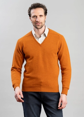 Exclusive Leven 2 Ply Lambswool V-Neck Online Exclusive Deal