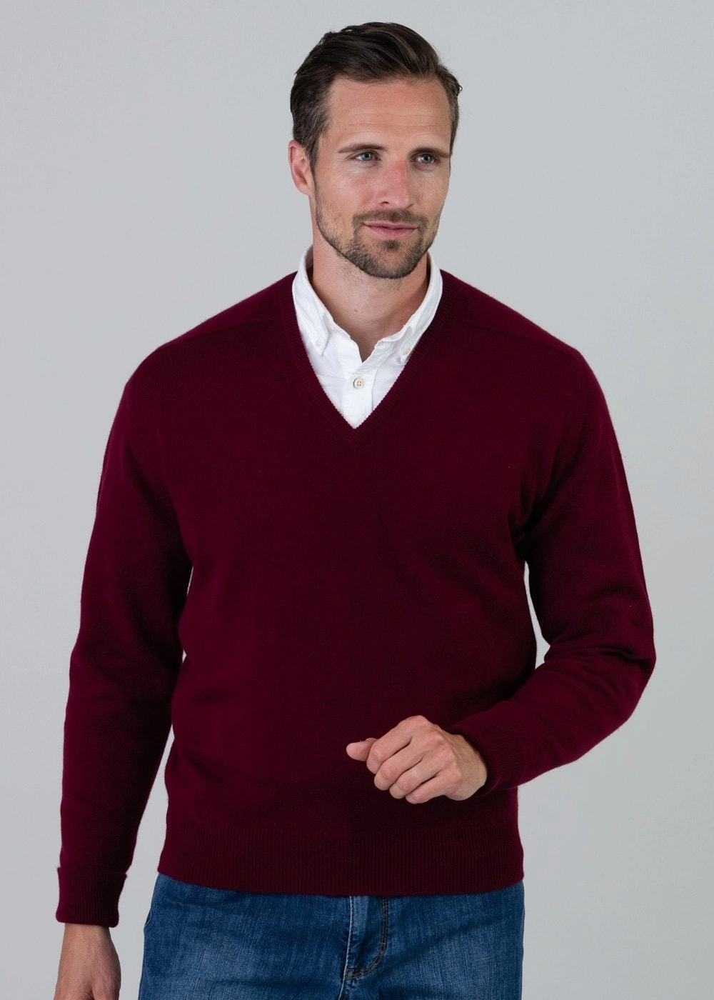 Melrose 2 Ply Cashmere V-Neck Shop Grab Offer