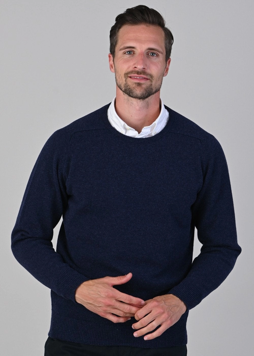 Leven 2 Ply Lambswool Crew Neck Plus Size Shop Now Save Limited Stock Alert