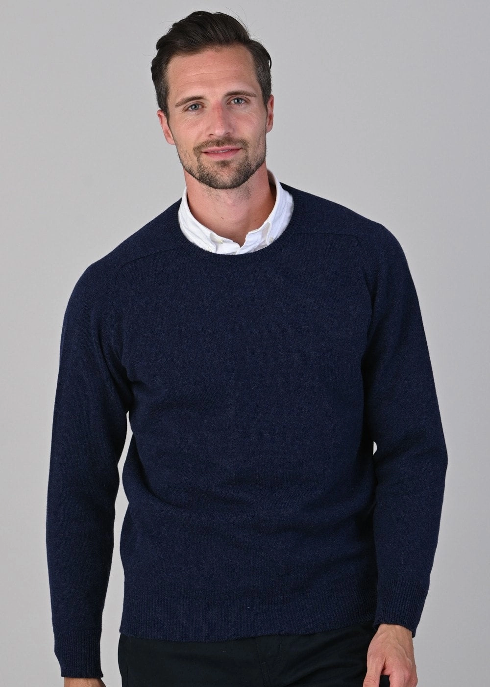 Clearance Event Today Leven 2 Ply Lambswool Crew Neck Plus Size
