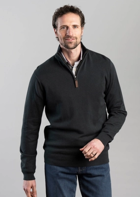 Big Clearance Event Calton Cotton Cashmere 1/4 Zip Jumper