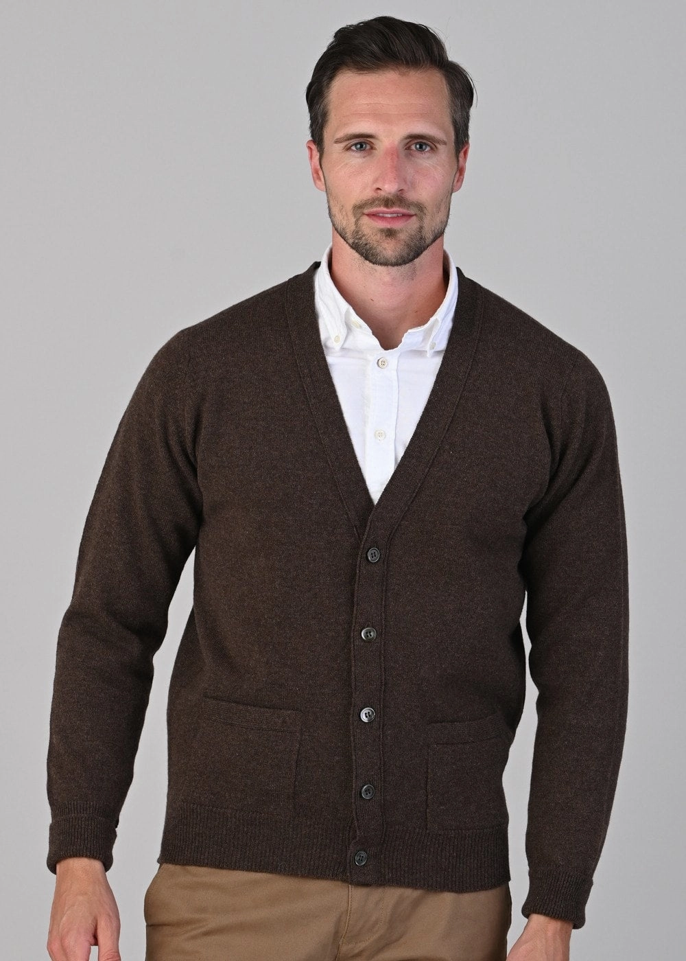 Rob 2 Ply Lambswool Cardigan Best Deal Alert