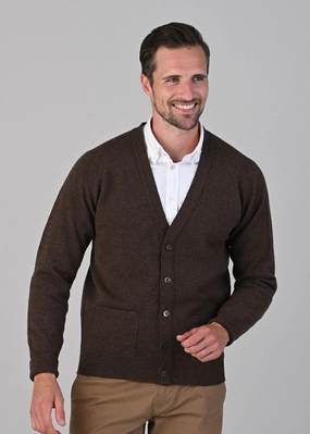Rob 2 Ply Lambswool Cardigan Best Deal Online Flash Sale Alert