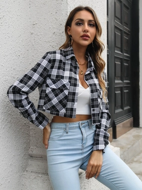 Collared Neck Decorative Pockets Jacket Grab the Deal Now Todays Hot Pick