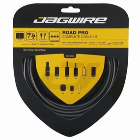 Complete Cable Kit Road Pro Jagwire - Ice Grey