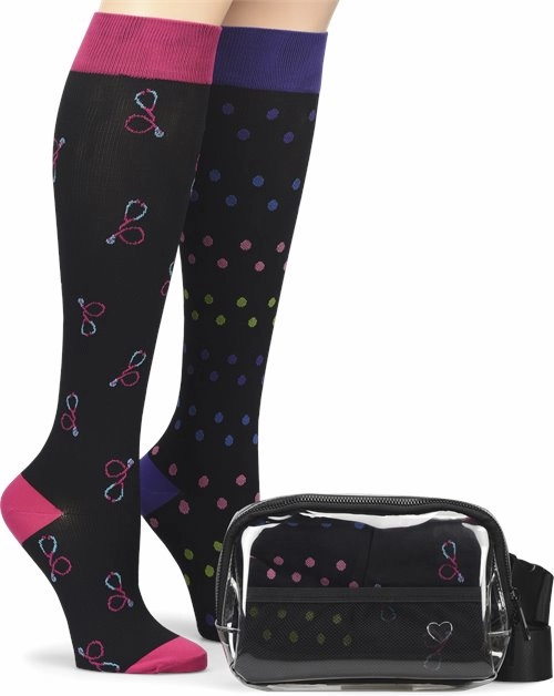 Compression 2 Pair With Stadium Pack-Black Instant Deal Today Trending Hot Picks