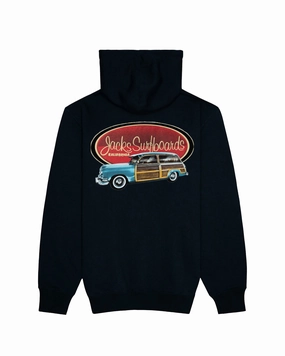 Limited Time Steal Country Squire Classic Pullover Hoodie - Black