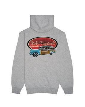 Trending Hot Picks Trendy Picks Today Country Squire Classic Pullover Hoodie - Heather Grey