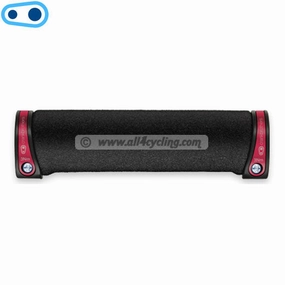 Crank Brothers Cobalt Grips - Black Red