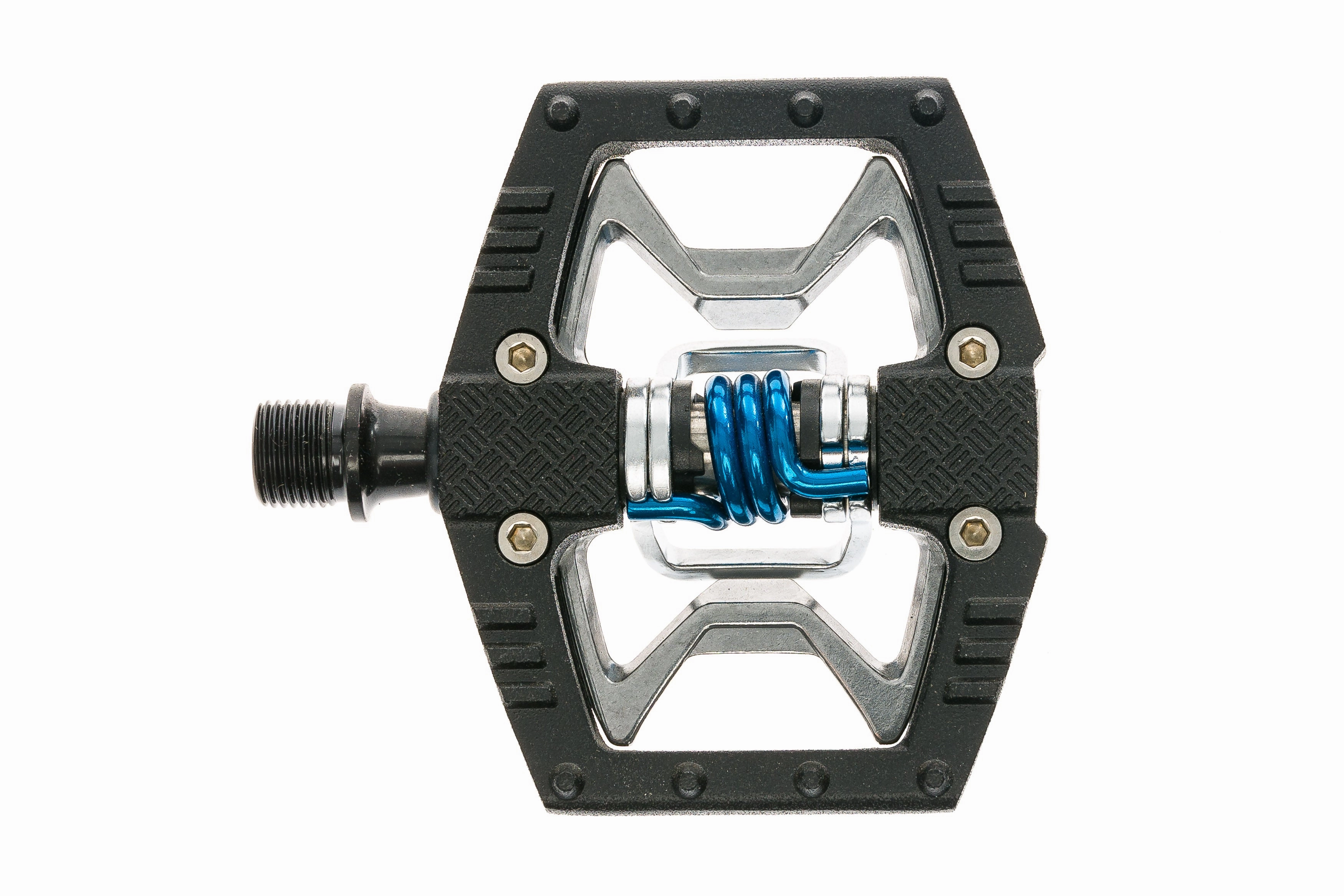 Crank Brothers Double Shot Mountain Pedals Clipless Black/Silver/Blue