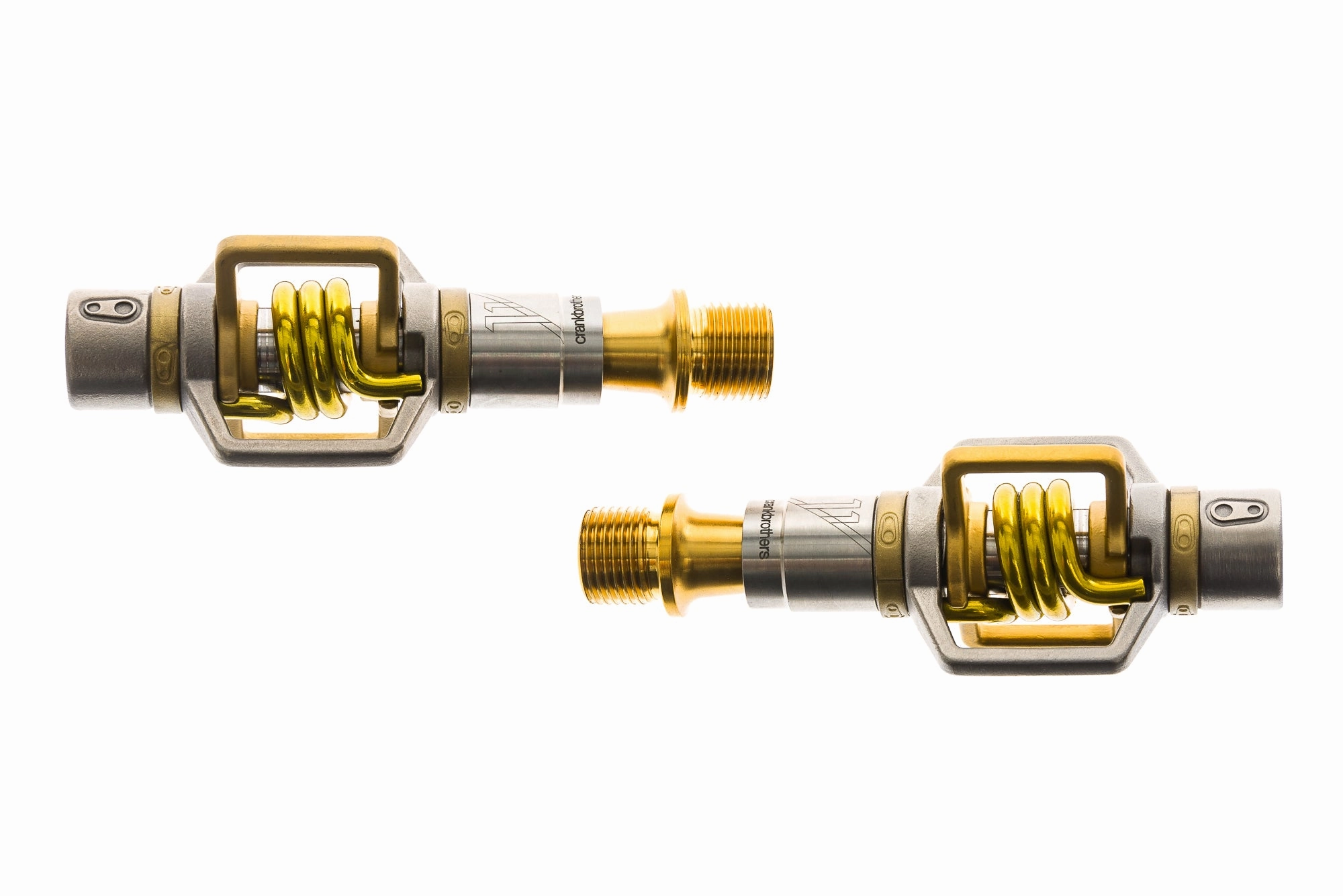 Crank Brothers Egg Beater Ti Pedals Clipless Silver/Gold