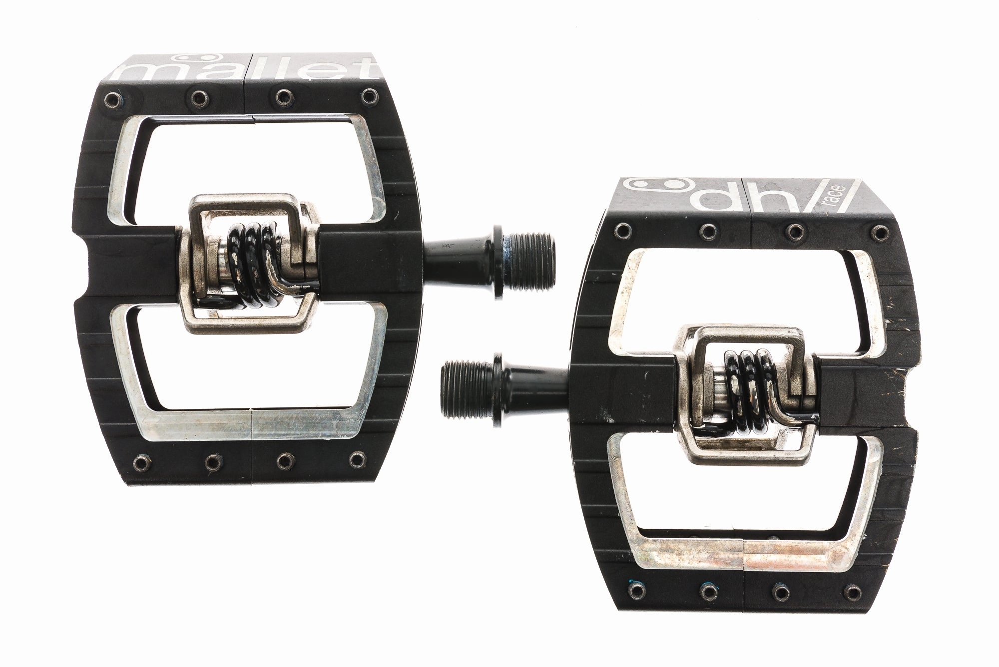 Crank Brothers Mallet DH Race Pedals Clipless Black/Silver