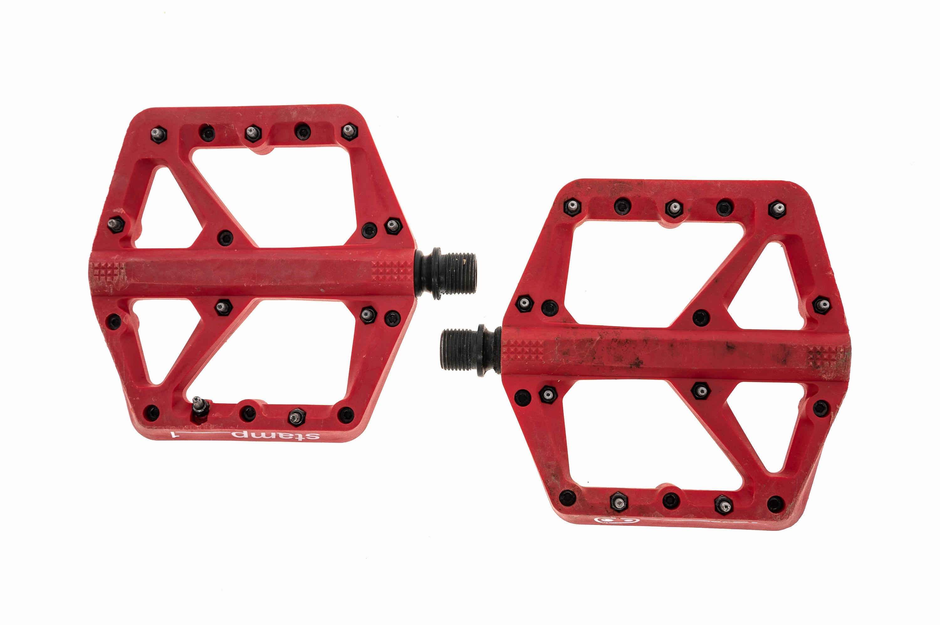 Crank Brothers Stamp 1 Pedals Platform Red