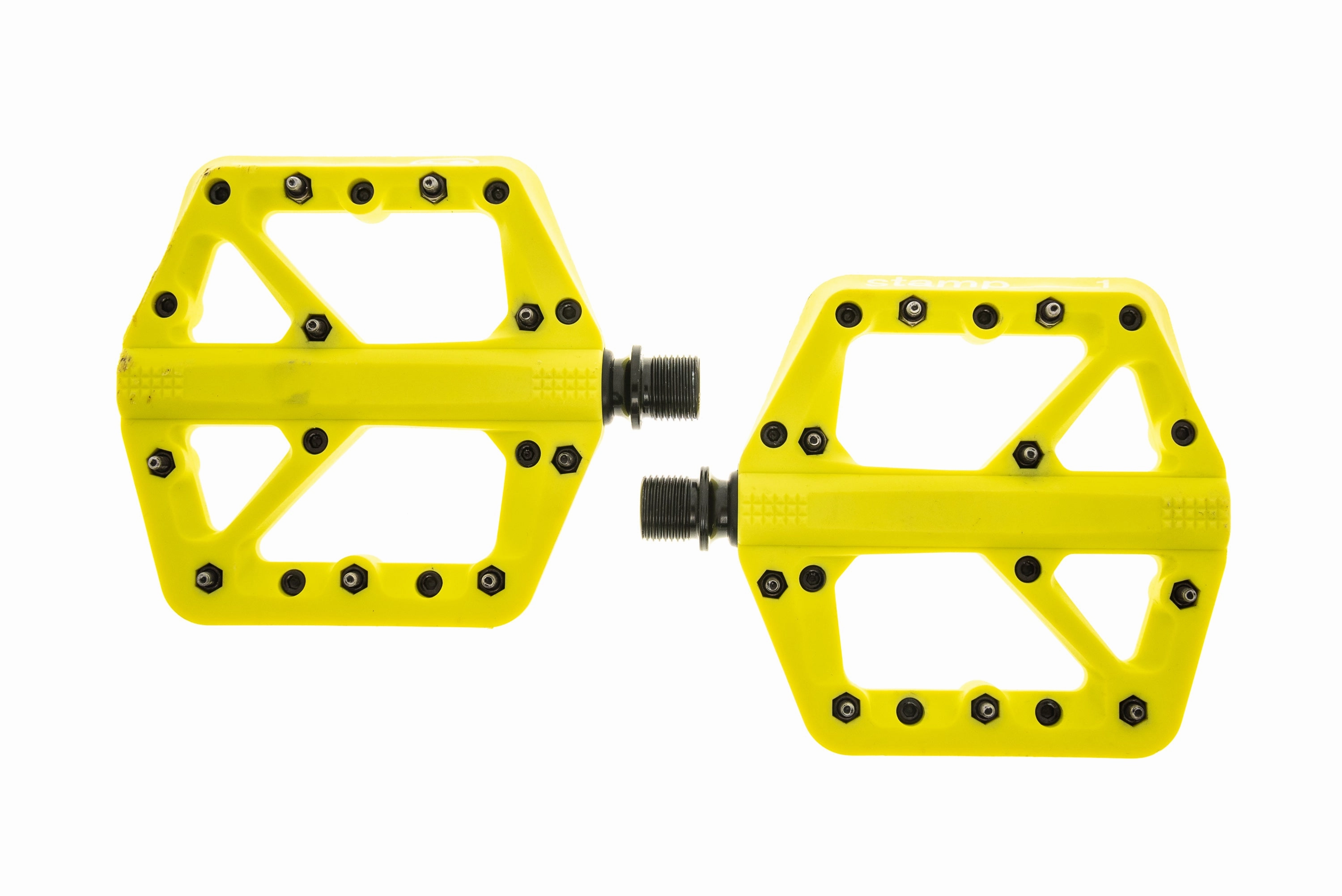 Crank Brothers Stamp 1 Small Pedals Platform Citron
