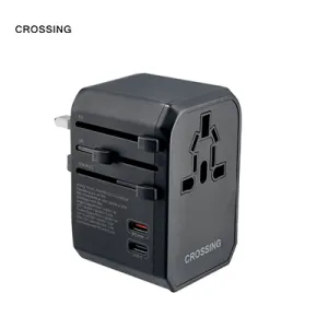 Todays Trending Deals Crossing World Travel Adapter 45W With 2 Usb C And 2 Usb 3.0 A