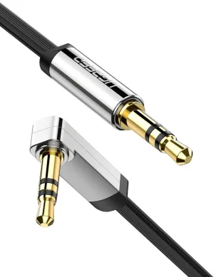 Best Price Today Ugreen 10728 Right Angle 3.5Mm Jack To Jack Cable 3M - Black