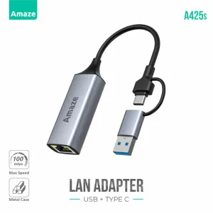 Clearance Event Today Amaze A425S Usb Type-C Lan Adapter