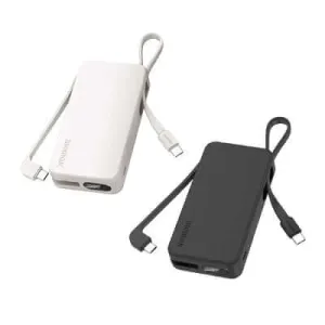 Weekend Sale Special Momax 1-Power Vital  Power Bank 10000Mah With 2 Built-In Usb-C Cables