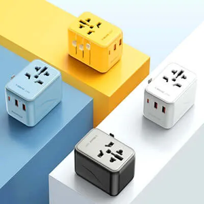 Momax 1-World 3-Port Travel Charger 20W Save Today Event