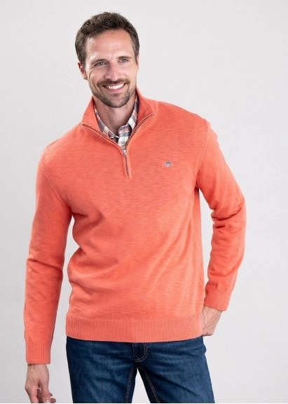 Cotton Flamme Half Zip Trending Offer Today