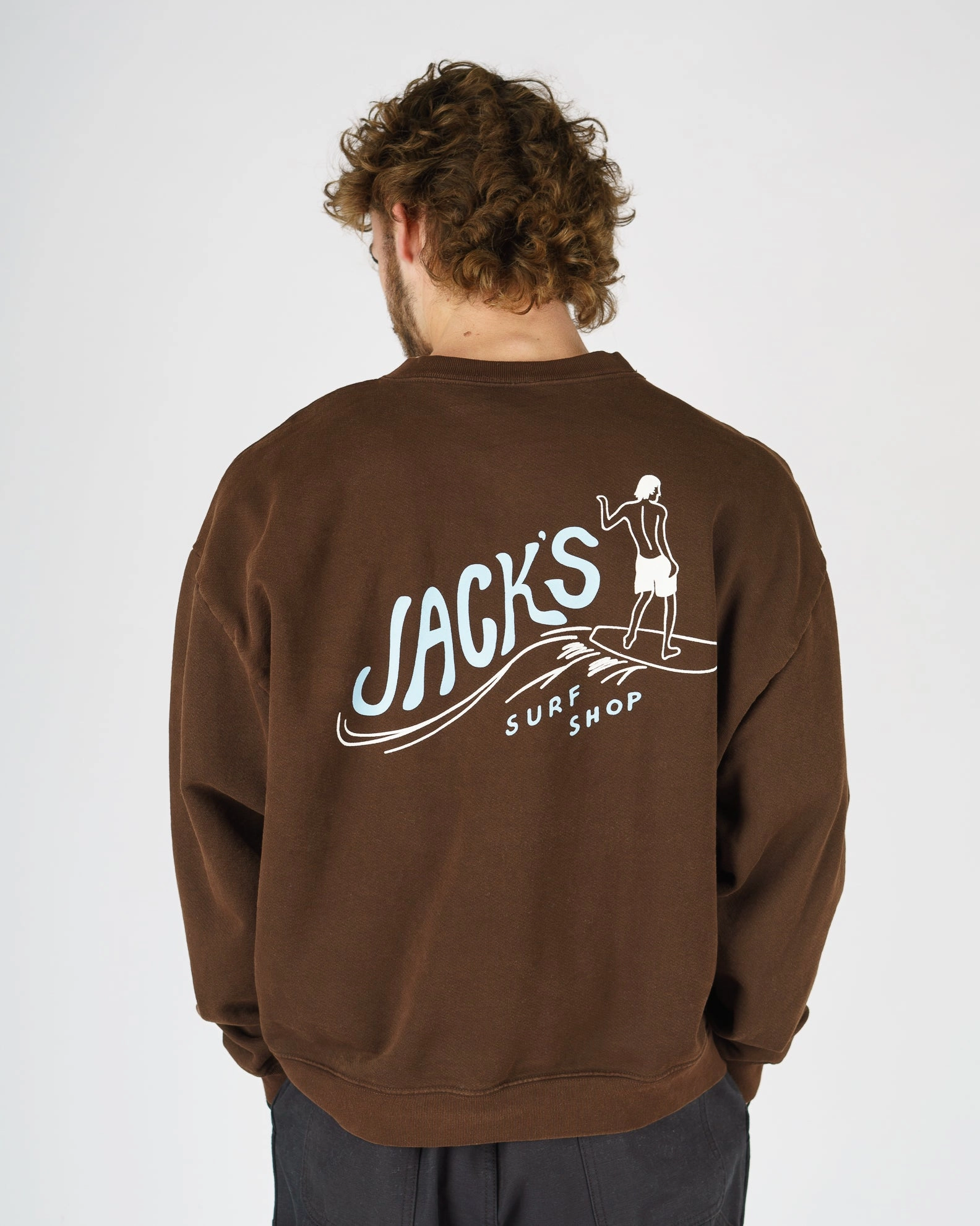 Bobber Heavyweight Crewneck - Brown GiftWorthy Sale