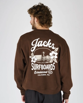 Tip Toe Heavyweight Crewneck - Brown Best Price Today