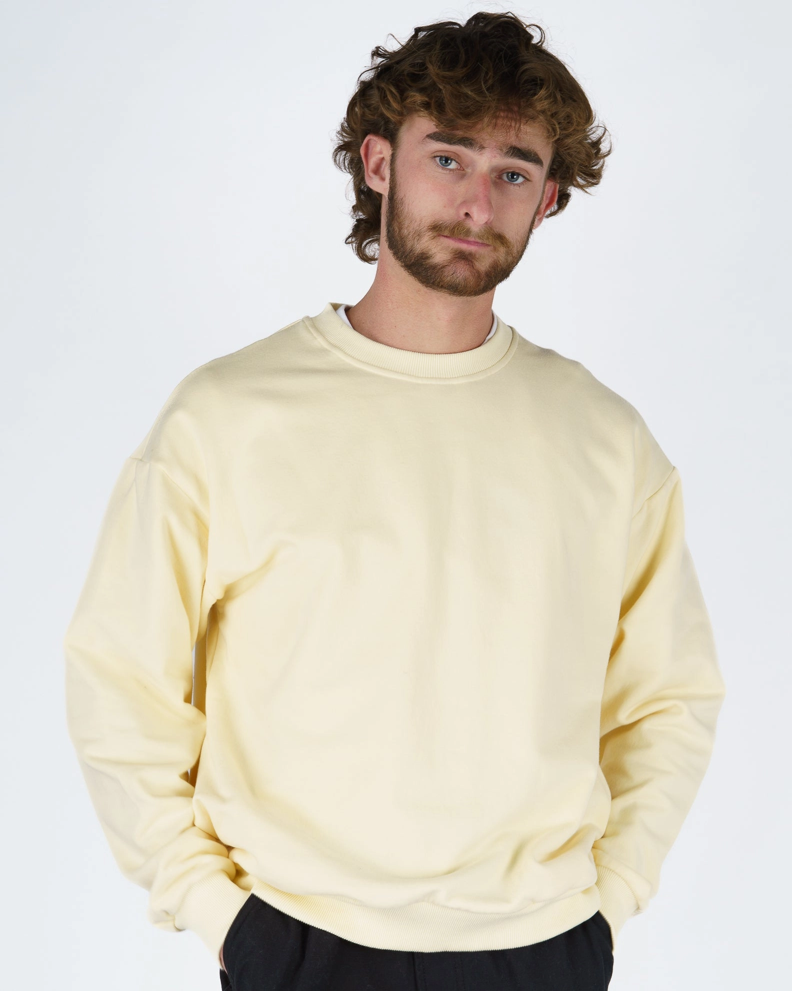 Deal of the Day Dandy L/S Pullover Crewneck - Cream