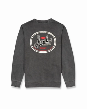 Trenton Pigment Crewneck Sweatshirt - Pigment Black Gift Ideas Galore Today Only Hot Sale