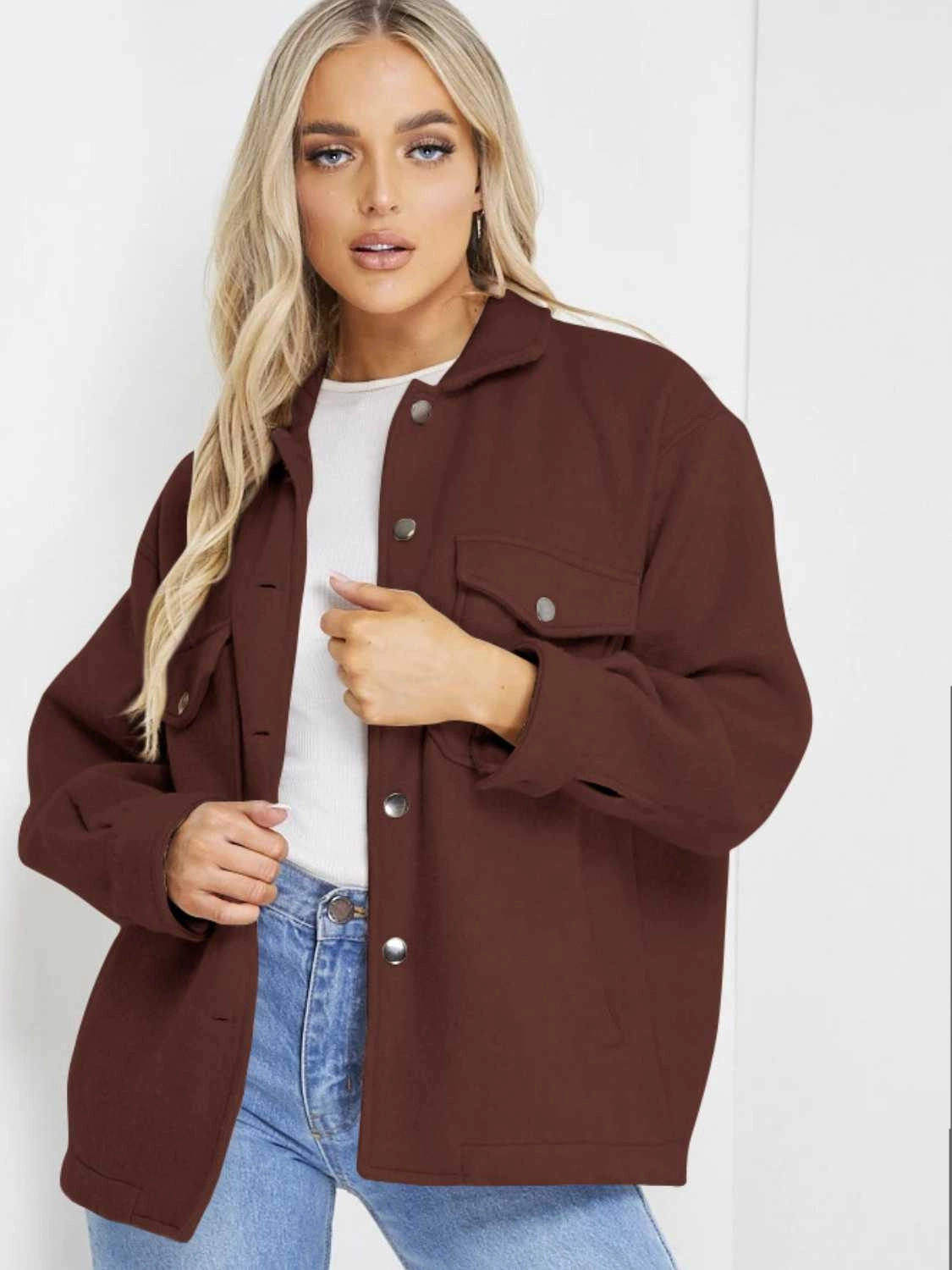 Limited Time Hot Deal Trending Hot Deal Button Down Denim Jacket