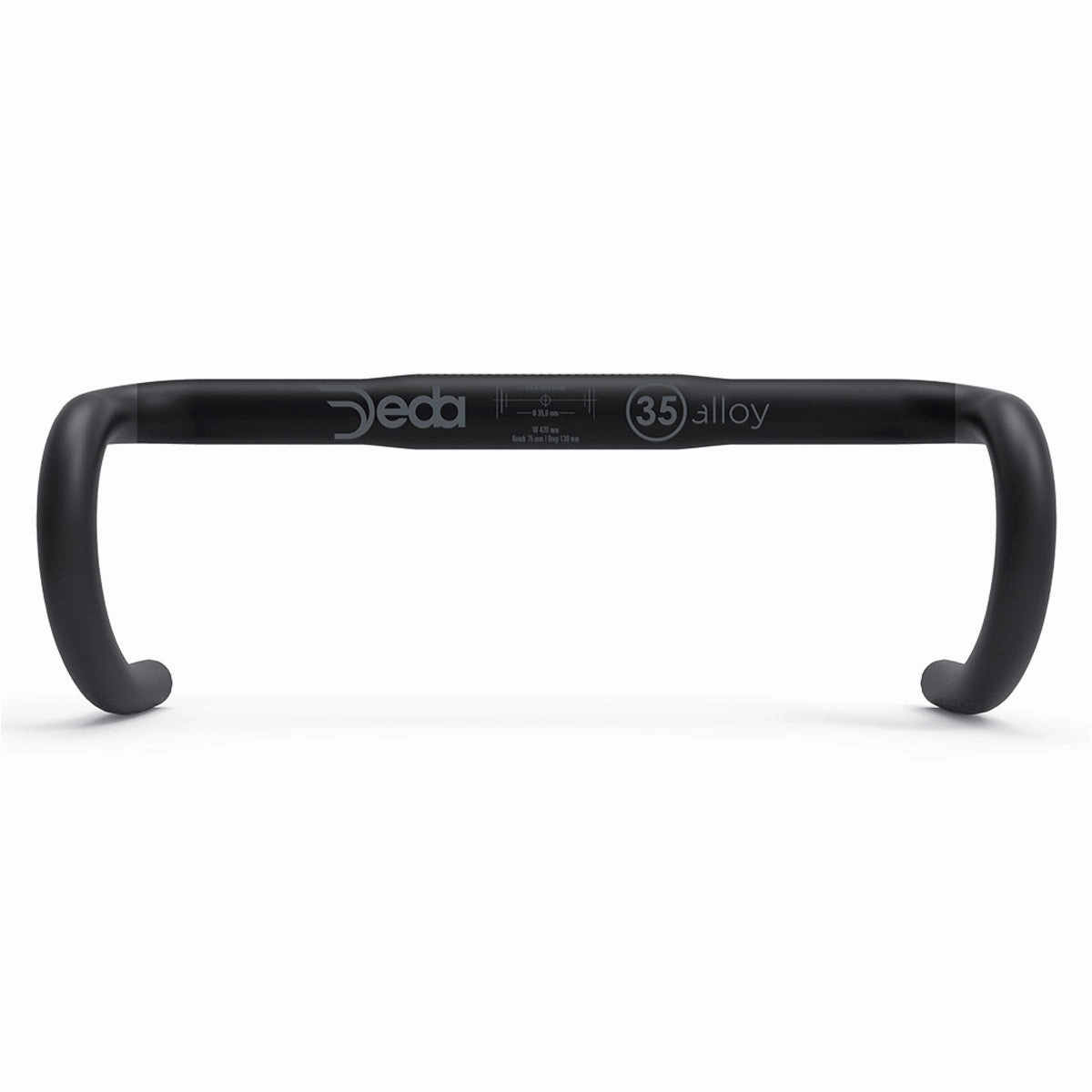 Deda M35 alloy handlebar - Black