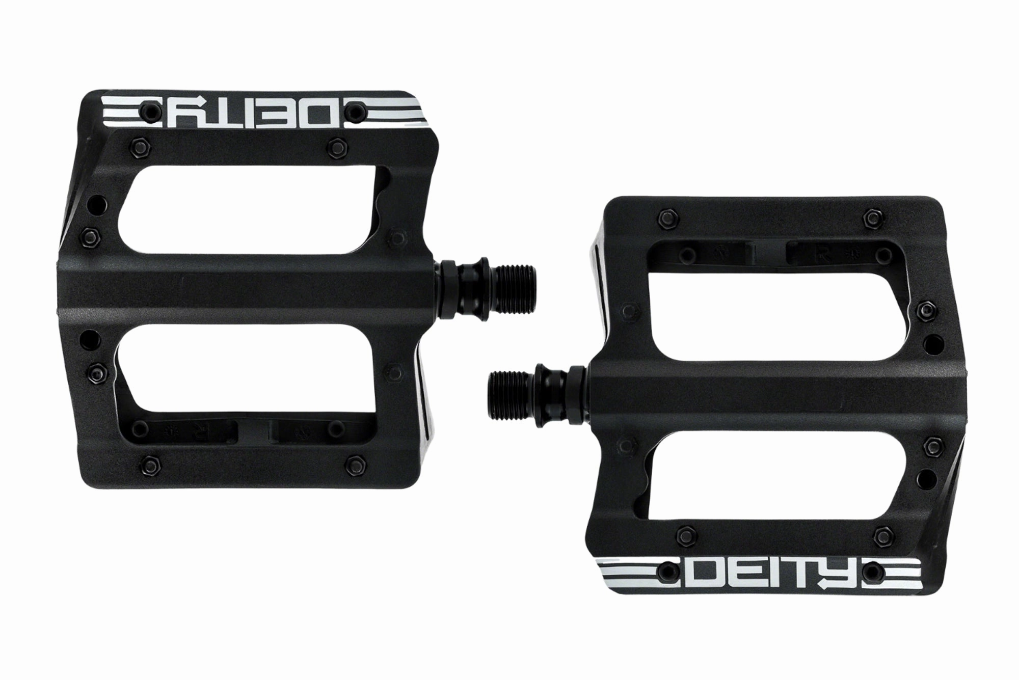 Deity Compound V2 Flat Pedals Black