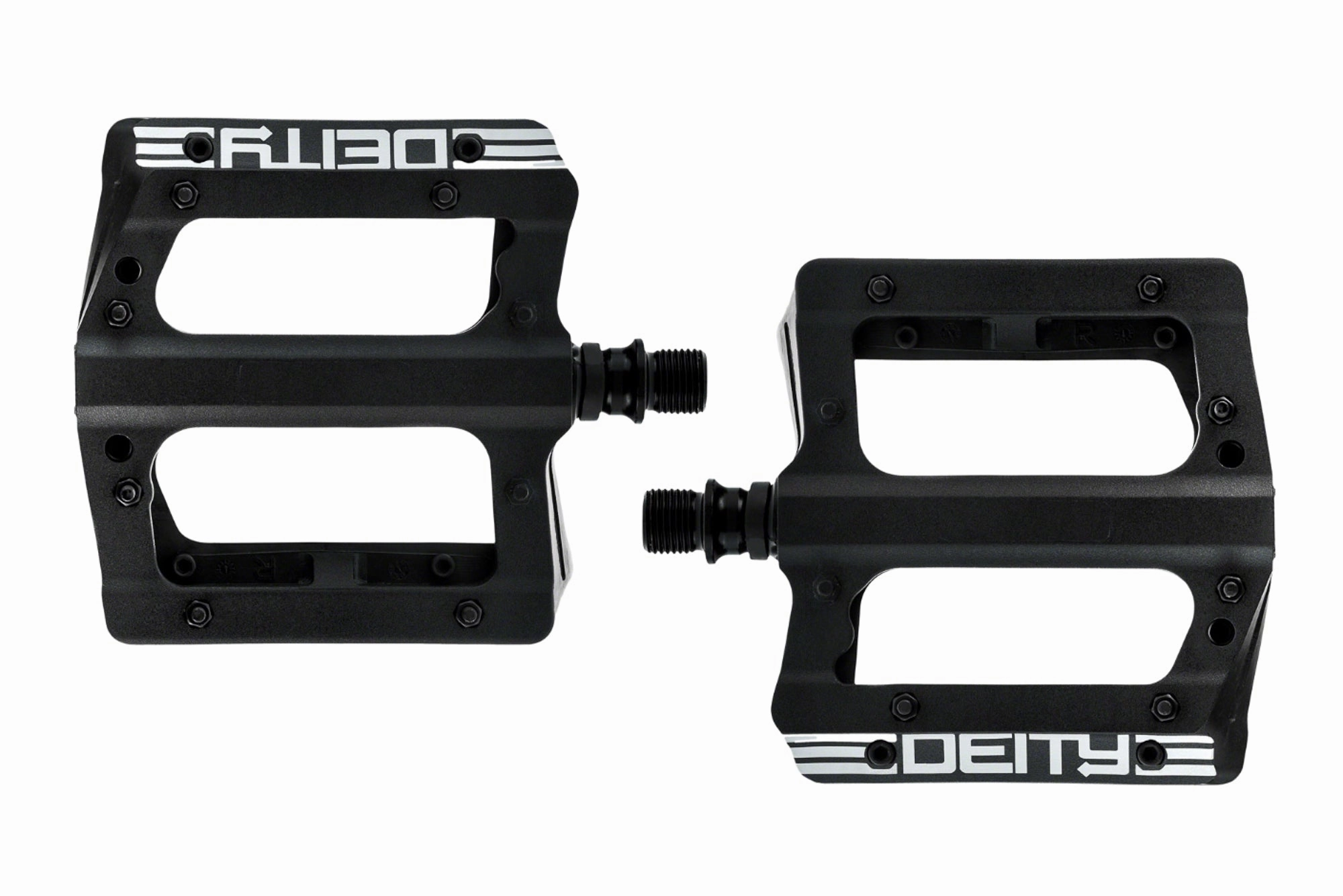 Deity Compound V2 Flat Pedals Black