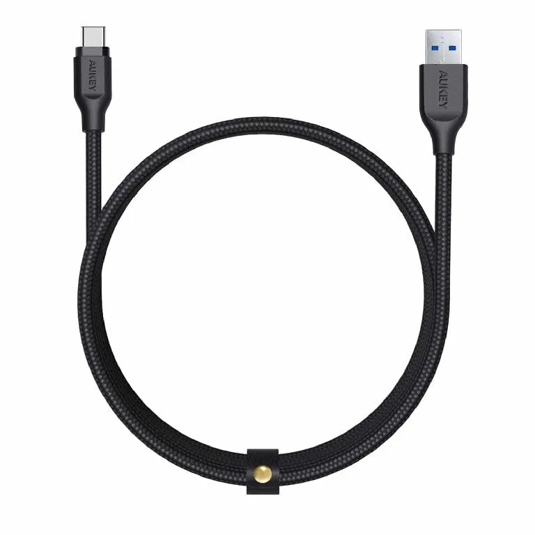 Daily Deal Frenzy Aukey Braided Nylon Usb 3.1 Usb A To C Cable (6.6Ft)