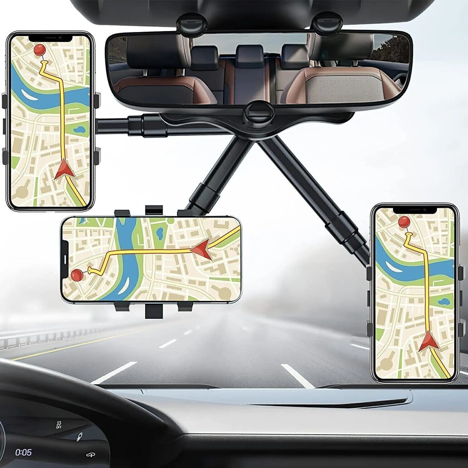 360 Rotatable Car Phone Holder MustHave Clearance