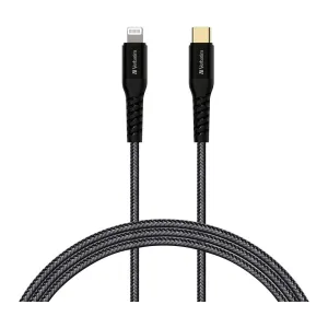 Verbatim 66051 Sync &Amp; Charge Tough Max Type C To Lightning Cable 200Cm Dont Miss Big Savings