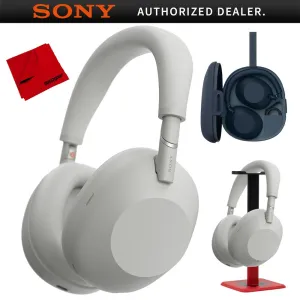 Last Chance Steal Sony Wh-1000Xm6 Best Wireless Noise Canceling Headphones, Silver   Pro Stand Kit