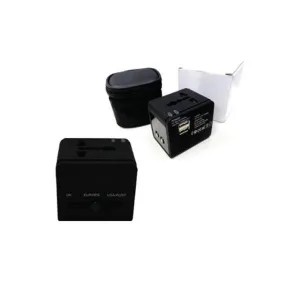 Daily Hot Deal Universal Travel Adaptor With 2 Usb Hub