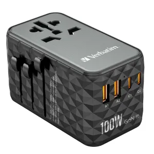 Verbatim 32121 Gan Iii 100W Universal Travel Adapter Hot Clearance Now Today Only Hot Sale